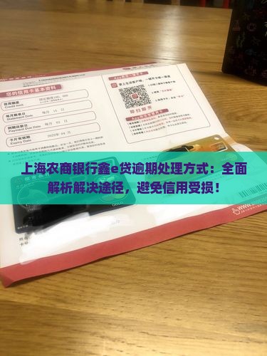 上海农商银行鑫e贷逾期处理方式