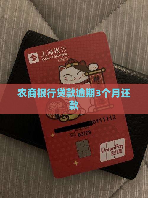 农商银行贷款逾期3个月还款