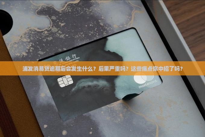 浦发消易贷逾期后会发生什么