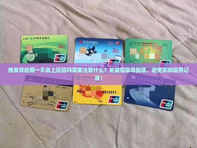 维易贷逾期一天会上征信吗需要注意什么