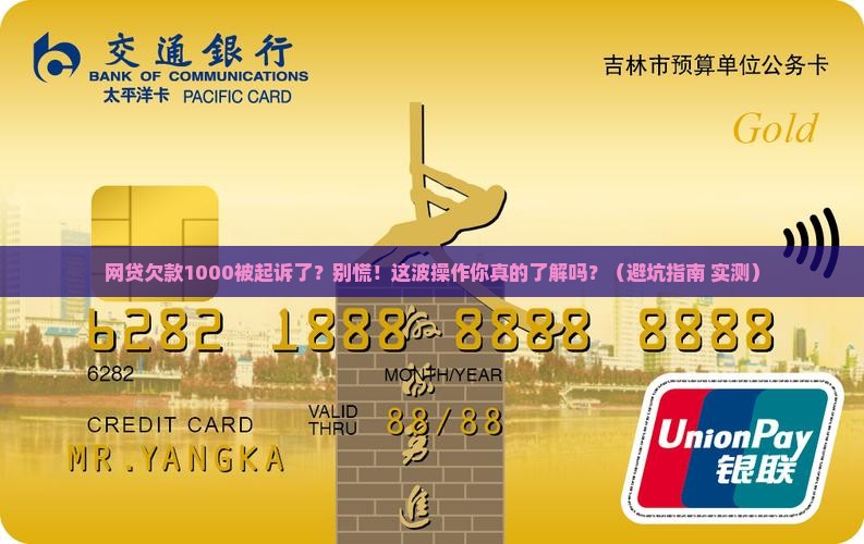 网贷欠款1000被起诉了