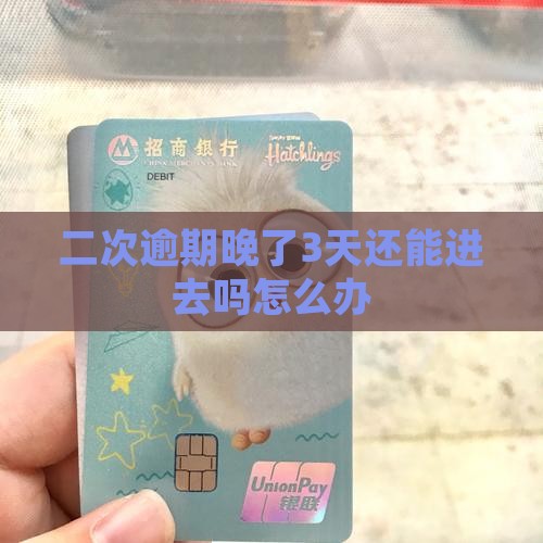 二次逾期晚了3天还能进去吗怎么办