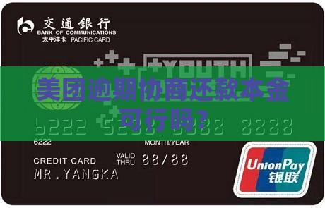 美团自行协商还本金可以吗