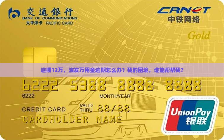 浦发万用金逾期12万怎么处理