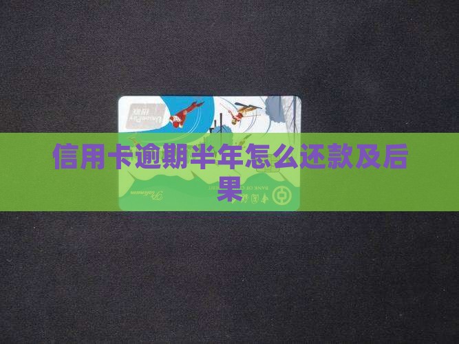 信用卡逾期半年还款后果和如何解决