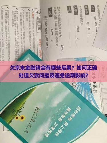 欠京东金融钱会怎样要如何处理