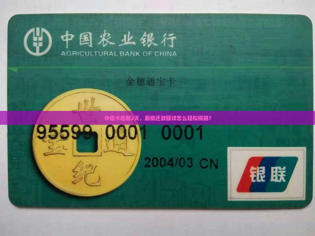 中信逾期2天最低还款要怎么处理
