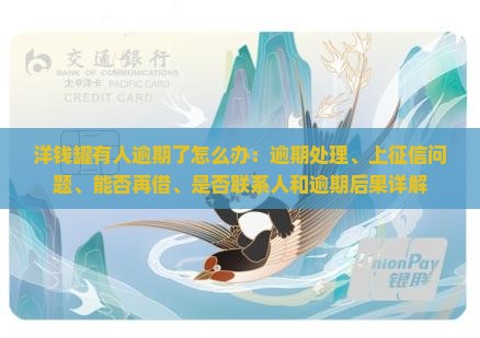洋钱罐有人逾期了怎么办