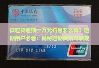 微粒贷逾期一万元罚息怎么算