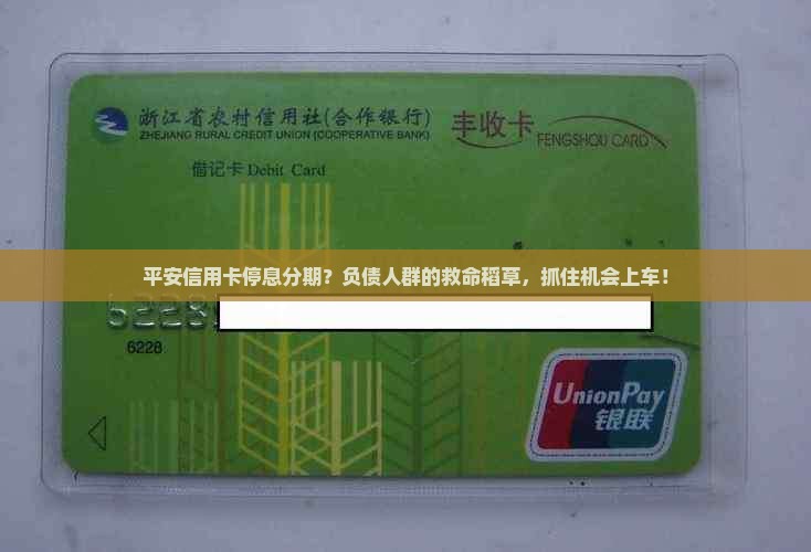 平安信用卡停息分期