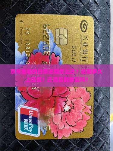 京东金融的白条逾期怎么还