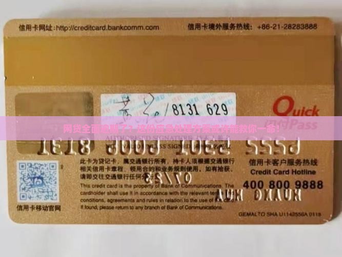 网贷全面逾期应急处理方案