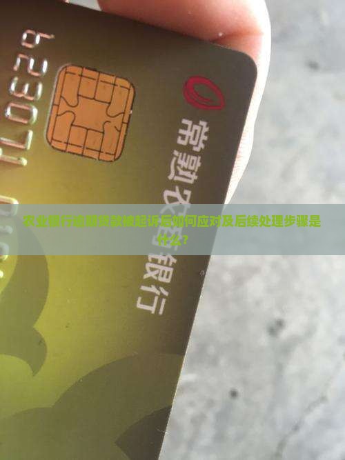 农业银行逾期被起诉后怎么做