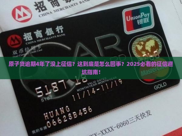 原子贷逾期4年了没上征信怎么办