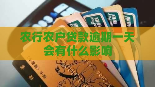 农行农户贷款逾期一天会有什么影响