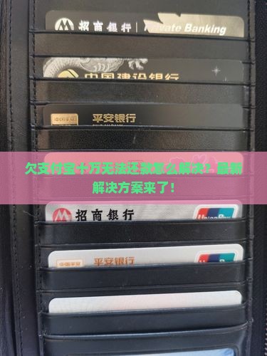 欠支付宝十万无法还款怎么解决