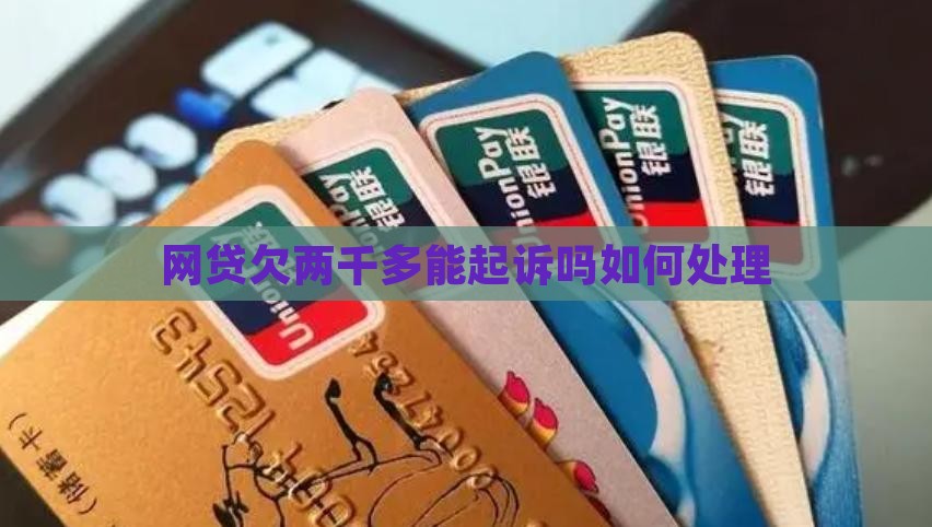 网贷欠两千多能起诉吗如何处理