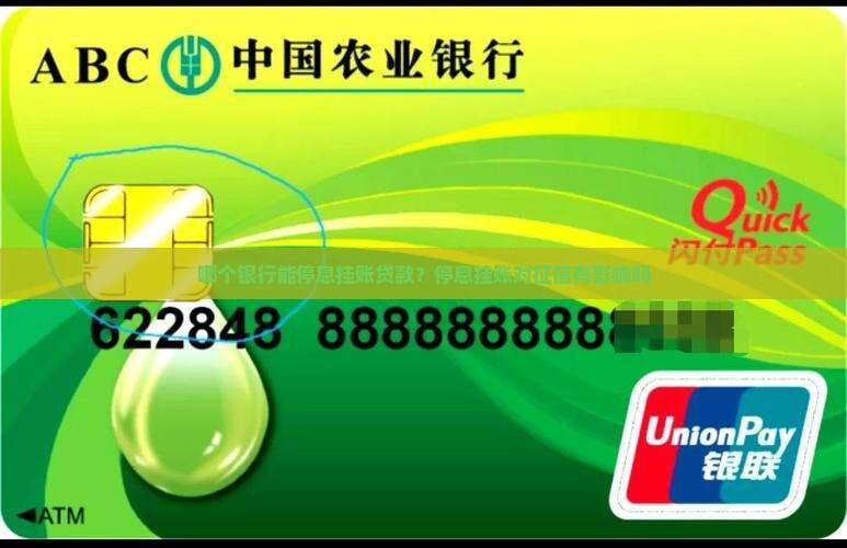 哪个银行能停息挂账贷款？停息挂账对征信有影响吗