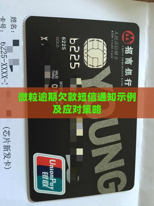微粒贷欠款逾期短信内容示例及处理方法