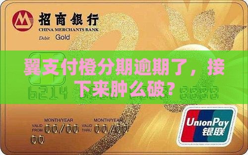 翼支付橙分期逾期应该怎么处理