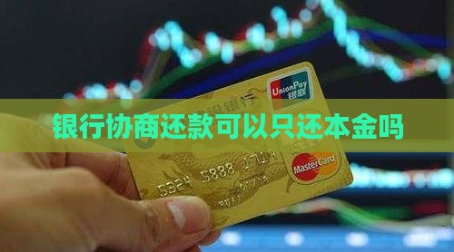 银行还款协商可否只还本金