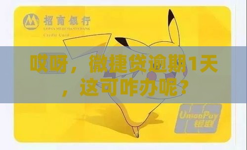 微捷贷逾期1天如何处理
