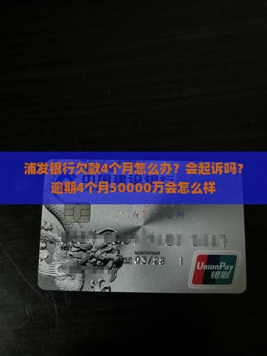 浦发银行欠款4个月
