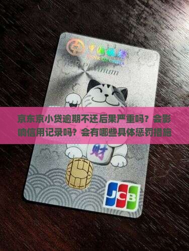 京东京小贷逾期不还后果严重吗