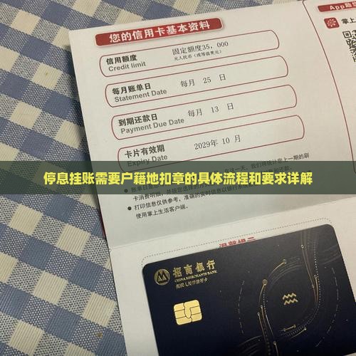 停息挂账需要户籍地扣章的具体流程和要求