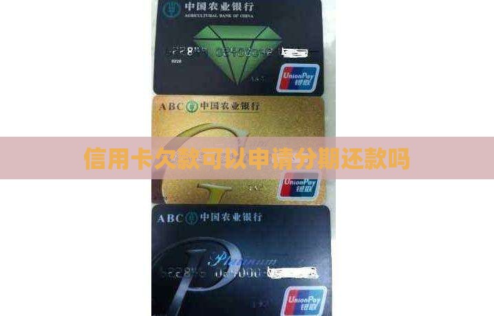 欠信用卡钱分期可以吗怎么办理