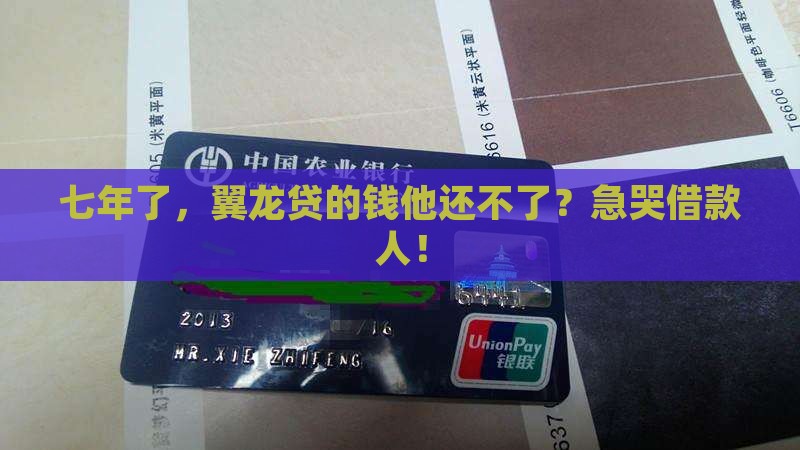 七年翼龙贷他没还怎么办