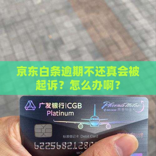 京东白条不还会被起诉吗怎么处理