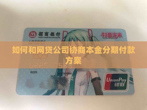 如何和网贷公司协商本金分期付款方案