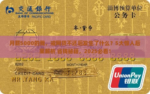 戒网贷不还会有什么后果