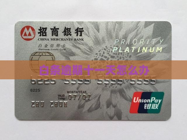白条逾期十一天怎么办