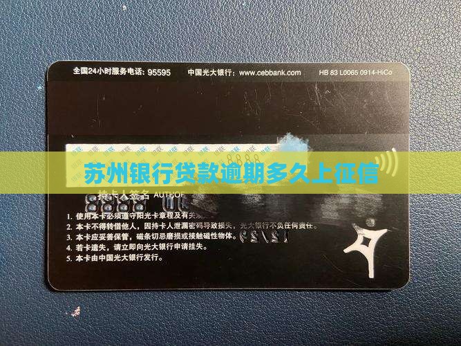 苏州银行贷款逾期多久上征信