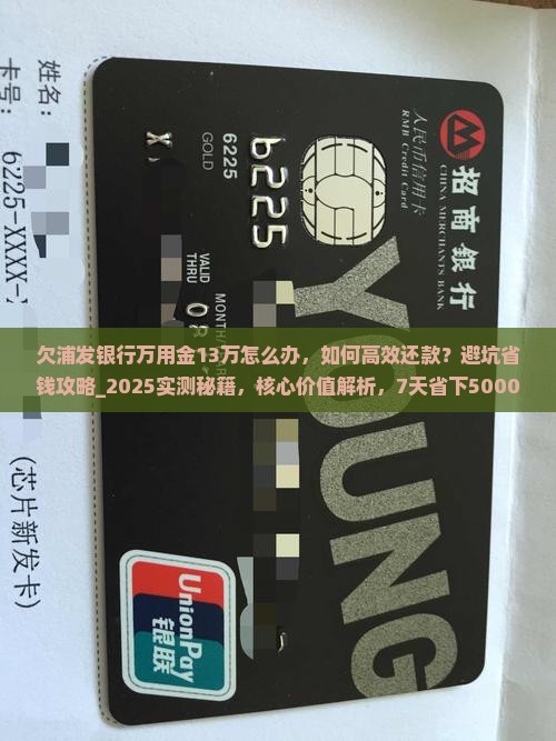 欠浦发银行万用金13万怎么办