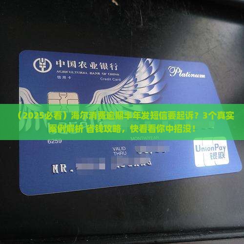 海尔消费逾期半年发信息正式起诉