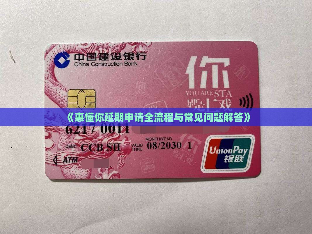《惠懂你延期申请全流程与常见问题解答》