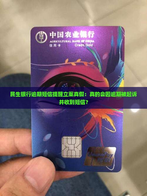 民生银行逾期短信提醒立案真假：真的会因逾期被起诉并收到短信？