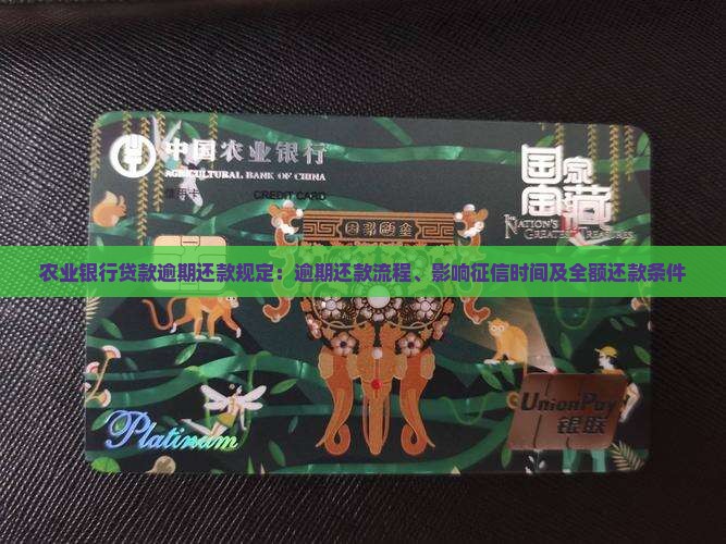 农业银行贷款逾期还款规定：逾期还款流程、影响征信时间及全额还款条件