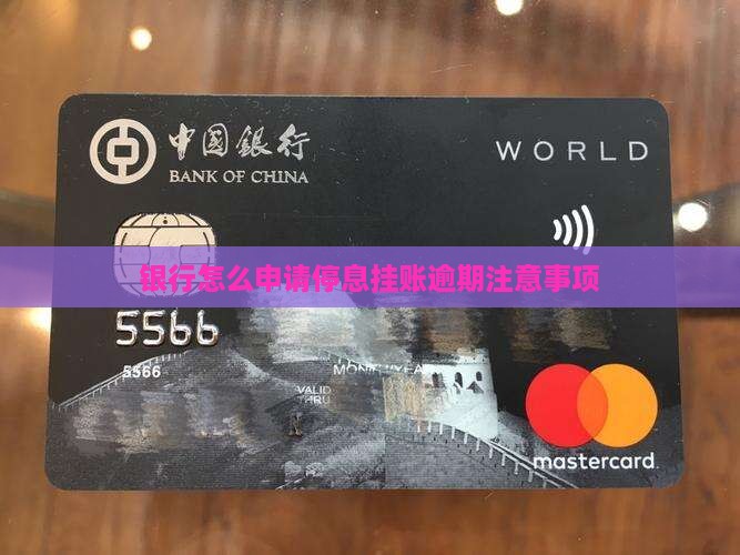 银行怎么申请停息挂账逾期注意事项