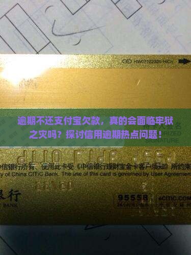 还不上支付宝会坐牢吗