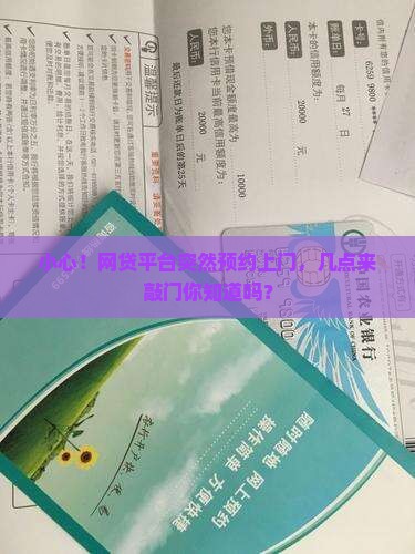 网贷总发信息说要几点上门