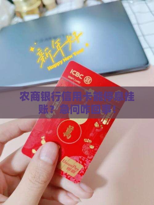 农商银行信用卡停息挂账