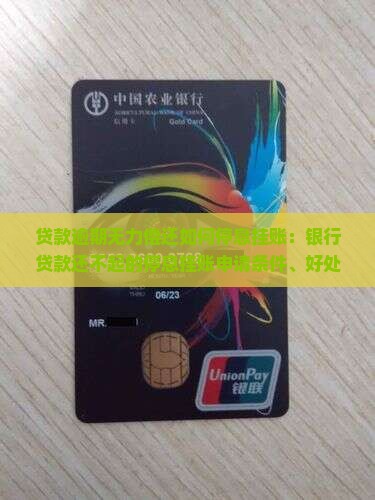 贷款逾期无力偿还如何停息挂账