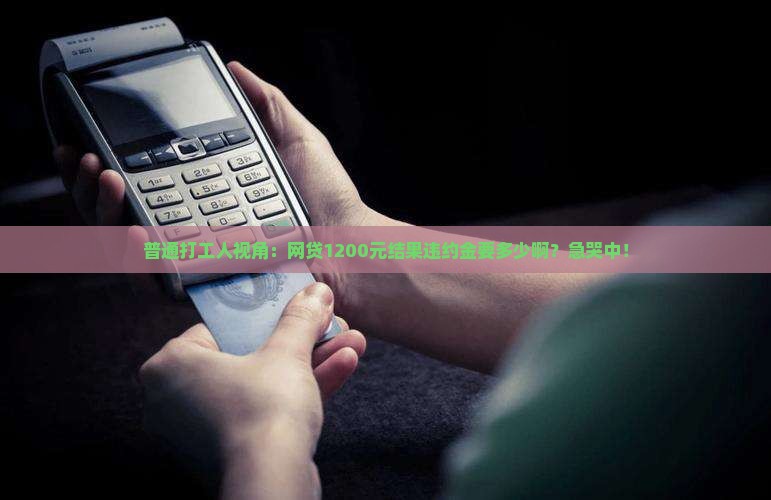 网贷1200元违约金多少