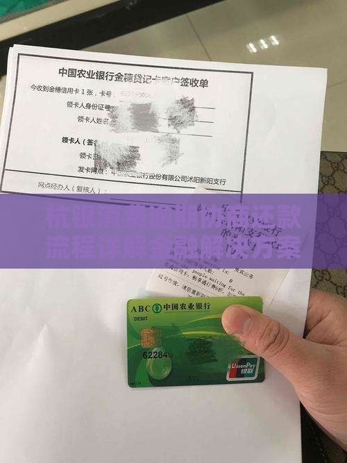 杭银消费逾期协商还本金的具体流程
