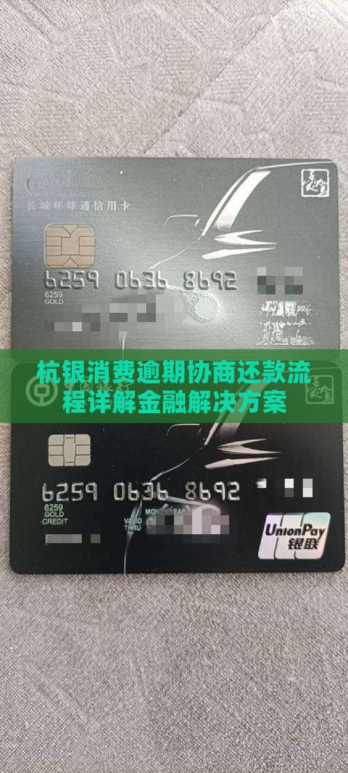 杭银消费逾期协商还本金的具体流程