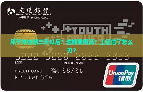 原子贷逾期三天以后